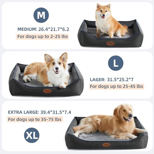 Tidore Orthopedic Dog Beds for Small Dogs, Durable Egg Crate Foam Sofa Dog Bed - Image 3