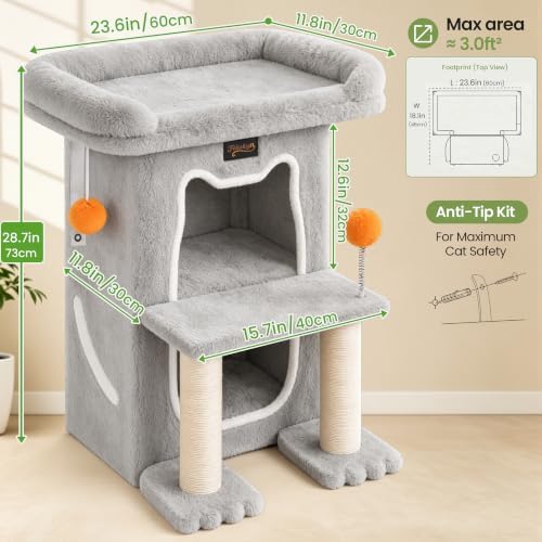 Small Cat Tree Tower Scratching Post - Image 5