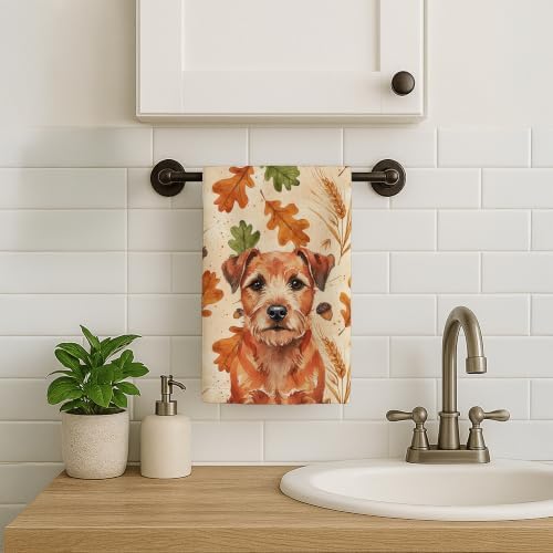 Caroline's Treasures Border Terrier Dogs Kitchen Towel 15x25 in - Image 2