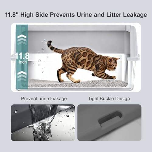 XL Stainless Steel Cat Litter Box - Image 2