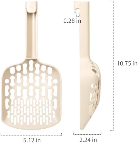 Lady N Cat Litter Scoop for tofu and Clay Litter, Durable Easy-to-Clean ABS - Image 6