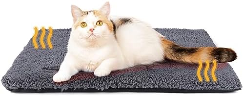 Mora Pets Self Warming Cat Bed Self Heating Cat Dog Mat Pet Pad Extra Warm by MoraPets