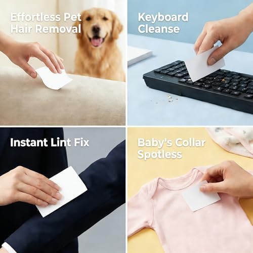 Lint Roller for Pet Hair – AITOLY Mini Sticky Strips - Image 3