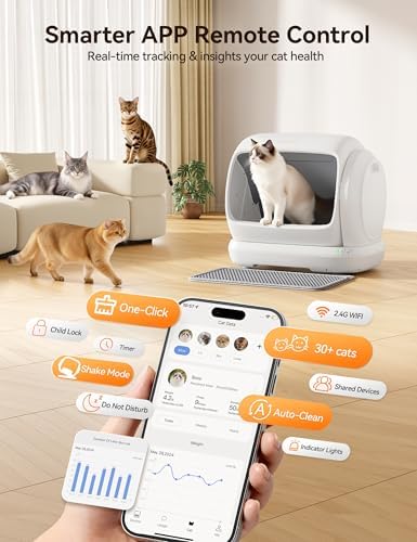 Meowant Self-Cleaning Cat Litter Box, 106L Large Capacity - Image 4