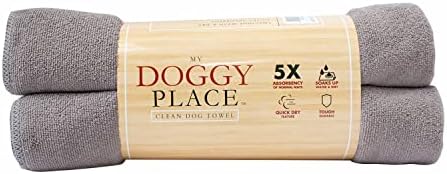 My Doggy Place - Super Absorbent Microfiber Towel - Dog Bathing Supplies - by My+Doggy+Place