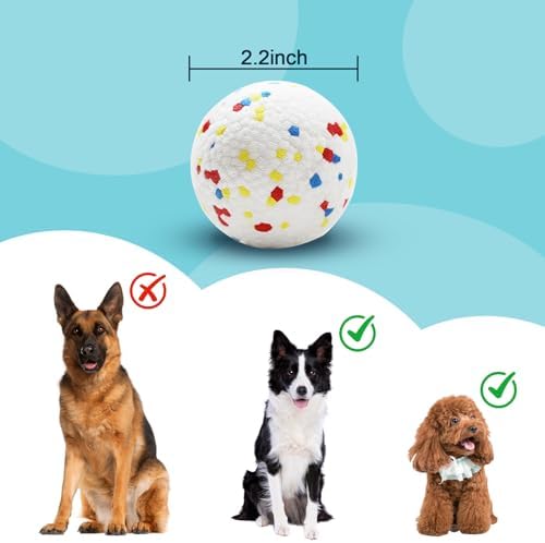 6 Pack Dog Toy Balls, 2.3 Inch ETPU Material, Replacement Balls - Image 2
