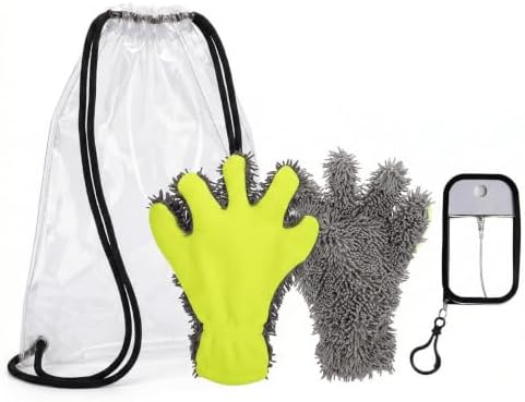 Dog Paw Cleaner Kit with Spray Bottle and Chenille Mitt by SHSEEN