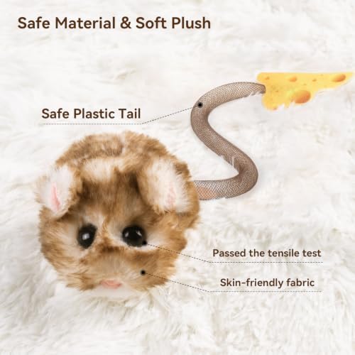 Migipaws Interactive MigiMouse Cat Toy 360° Rolling & Spin - Image 5