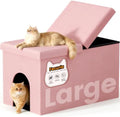 3-in-1 Cat Litter Box Enclosure by Fecuria