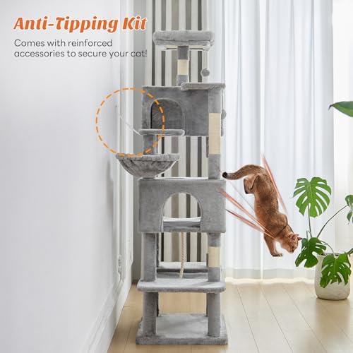 DUMOS Large 66 Inch Cat Tree Tower - Image 6