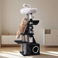 49.2in Multi Level Cat Tree Tower Sisal Scratching Post Condo Hammock by Unknown