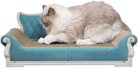 Cat Sofa Shape Scratch Pad for Large Medium Small Indoor Cats, Larger-Sized by KiddingPets
