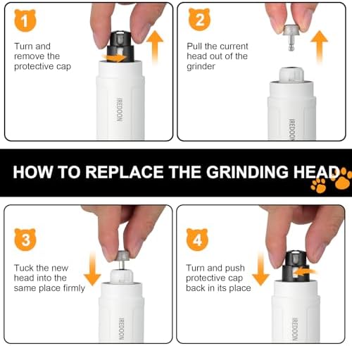IREDOON Dog Nail Grinder Replacement Head - Image 5