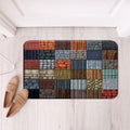 Manfei Cartoon Gamepad Microfiber Bathroom Rugs, Block Theme Non Slip Bath Mat by Manfei