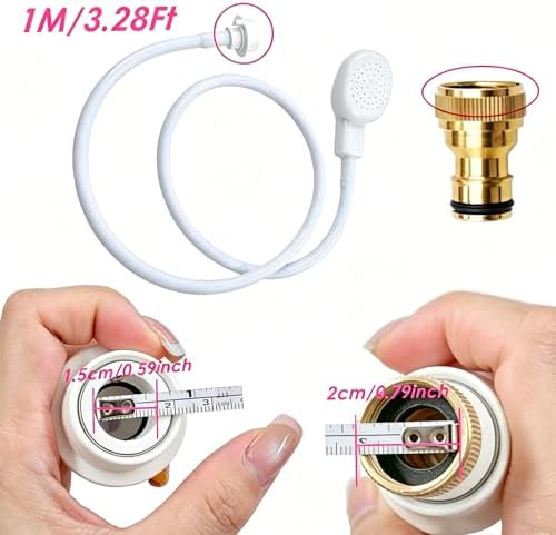 3.28Ft Quick-Connect Sink Spray Rubber Hose, Sink Hose Attachment - Image 3