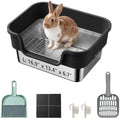 Stainless Steel Sifting Litter Box by Unknown