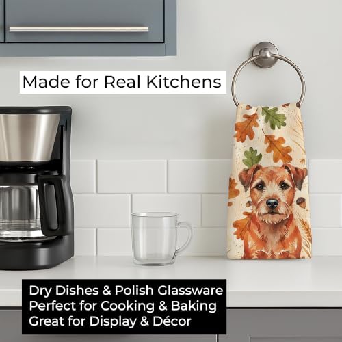 Caroline's Treasures Border Terrier Dogs Kitchen Towel 15x25 in - Image 3
