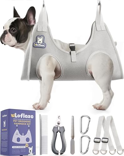 Loflaze Dog Grooming Hammock Harness by Loflaze