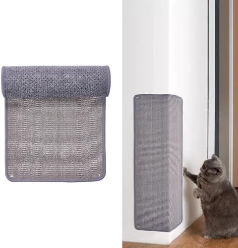 Uranshin Natural Sisal Cat Wall Climbing Carpet, Wall Scratcher Mat Pad - Image 6