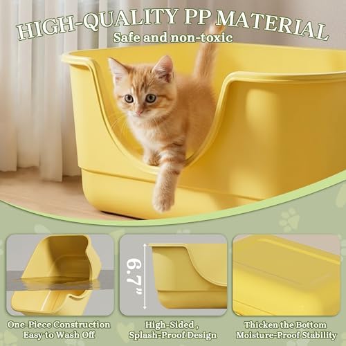 2 Pack Low Entry Small Litter Box - Image 3