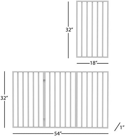 Pet Gate - 3-Panel Indoor Foldable Dog Fence - Image 2