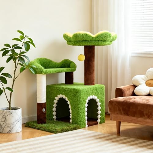 WOOCHPET Sunflower Short Cat Tree by WOOCHPET