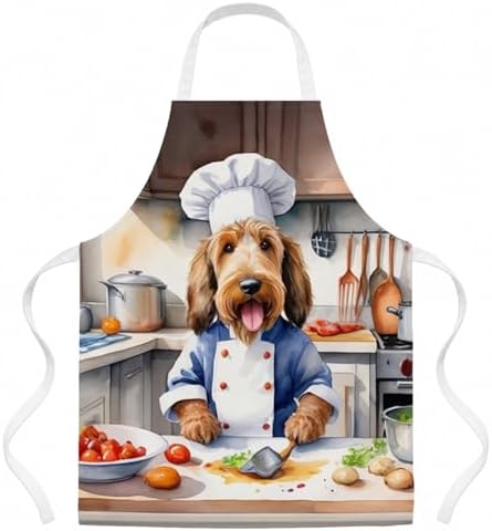 Caroline's Treasures Otterhound The Chef Apron Cooking Kitchen Server Baking by CarolinesTreasures