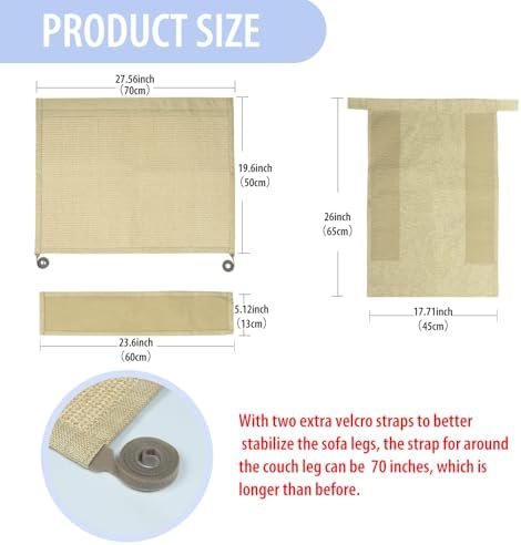 Oroonoko Cat Scratch Couch Protector, Couch Protector from Cat Claws - Image 2