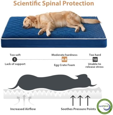 WNPETHOME Orthopedic Waterproof XL Dog Bed - Image 3