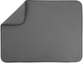 S&T INC. Dish Drying Mat, Charcoal Grey by STINC