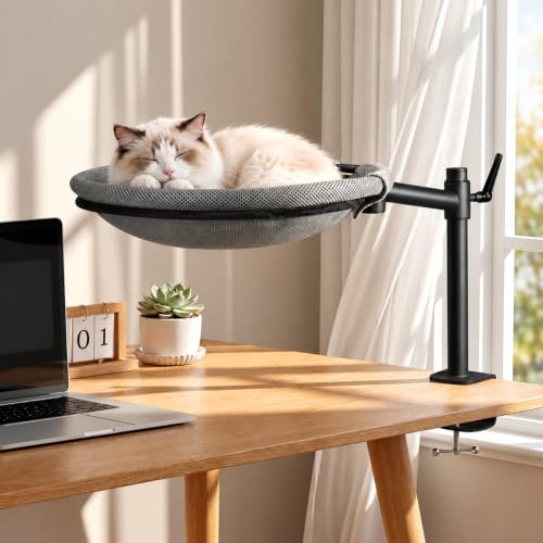Cat Desk Bed - with 360° Rotating & Adjustable Height by unidevice