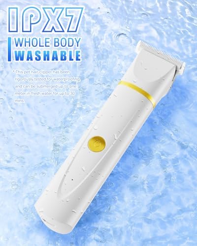 unibono Dog Grooming Kit with Paw Trimmer, All-in-One Low Noise Electric - Image 6
