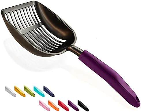 WePet Cat Litter Scoop, Non-Stick Plated Aluminum Alloy Sifter, Kitty Durable by WePet