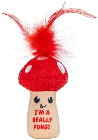 Catstages A Really Fungi Mushroom Interactive Cat Kicker Toy by Catstages