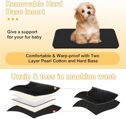Console Dog Car Seat for Small Dogs Cats Up to 11lbs, Anti-Collapse Pet Armrest - Image 6