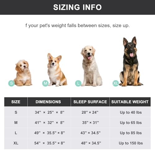Cooling Elevated Dog Bed with Non-Slip Floor Protectors & Breathable Mesh - Image 6