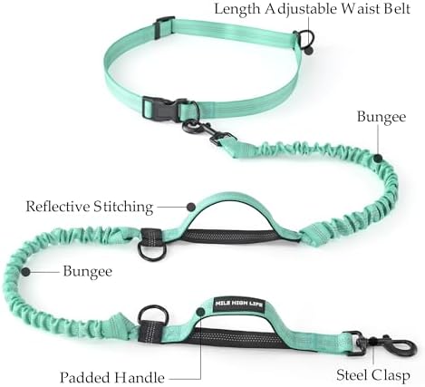 Mile High Life Hands Free Leash, Waist Leash - Image 4