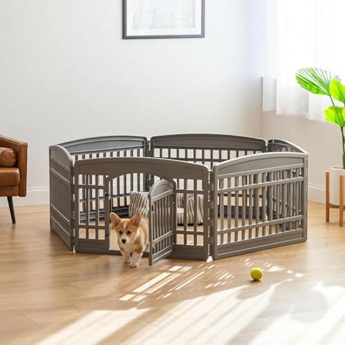 IRIS USA 24" Dog Playpen, 4-Panel - Image 4