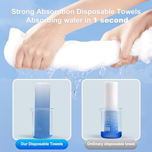 Disposable Towels 50 Count, Single-Use Cleaning Towels, Suitable - Image 3