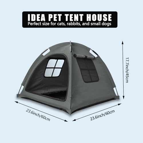 Anti-Anxiety Open Pet Tent for Cats & Dogs, Calming Hideaway - Image 3