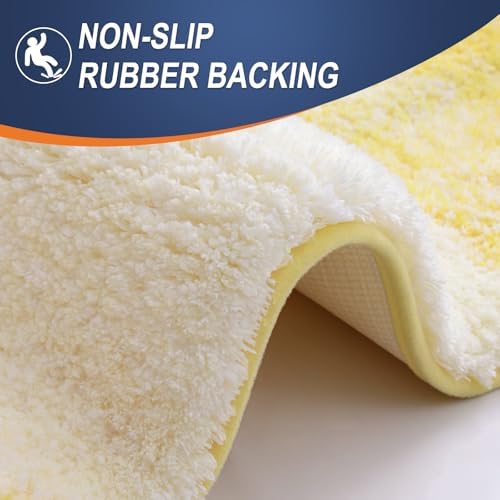 OLANLY Bathroom Runner Rug 54x24, Extra Soft Absorbent Microfiber Bath Rugs - Image 4