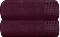 GLAMBURG 100% Cotton Oversized 2 Pack Bath Sheets 35x70, Ultra Soft Highly by GLAMBURG