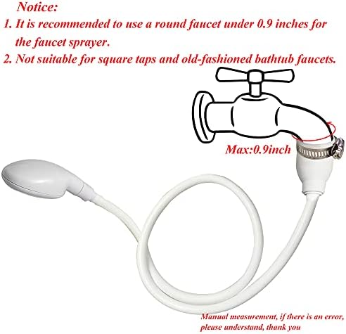 Portable Shampoo Sink Spray Hose, Faucet Attachment - Image 7