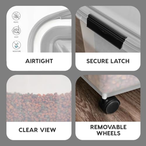 IRIS USA Dog Food Storage Container, Made in USA - Image 5
