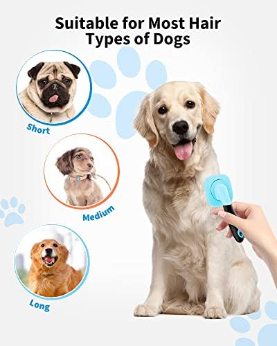 Glendan Dog & Cat Brush- Slicker Pet Brush- Shedding Grooming Tools - Image 5