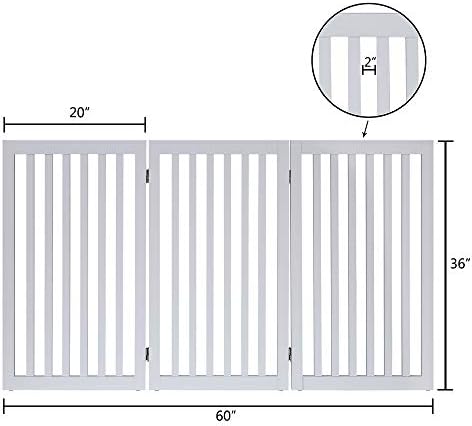 unipaws 36”H Free Standing Pet Gate - Image 6