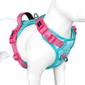 PHOEPET No Pull Dog Harness, Unique Colors Reflective Adjustable Dog Vest by PHOEPET