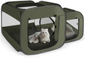 Tailtastic 2-Room Cat Playpen, Portable Indoor/Outdoor Enclosure by TailTastic