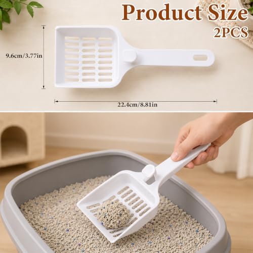 2 Pcs Non-Stick Litter Scooper Cat Litter Scoop - Image 2