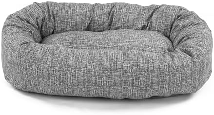 Majestic Pet Bagel Calming Dog Bed, 40 in Large, Lt. Black - Image 3